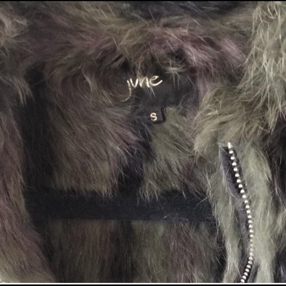 June Rabbit Fur Bomber - Picture 2 of 8
